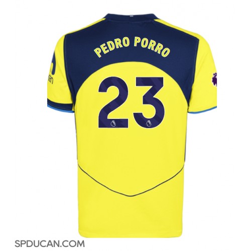 Muški Nogometni Dres Tottenham Hotspur Pedro Porro #23 Rezervni 2025-26 Kratak Rukav